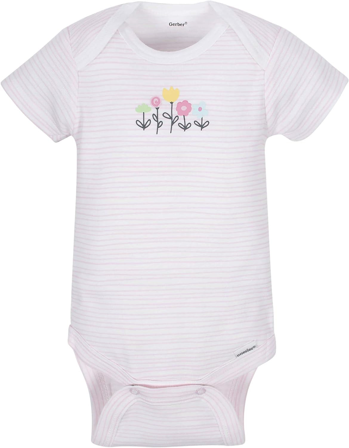 Baby Girls 8-Pack Short Sleeve Mix & Match Bodysuits