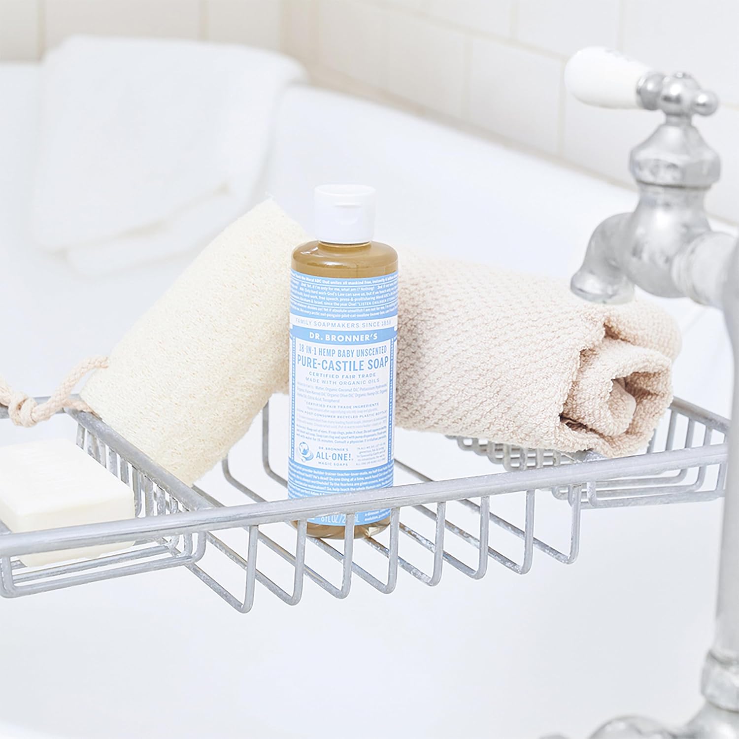 Dr. Bronner's Pure Castile Liquid Soap Baby Unscented, 8 oz.